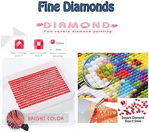 Kits de pintura de diamante para adultos, tigre shadow diamond arte infantil tinta 5d para iniciantes por números, broca