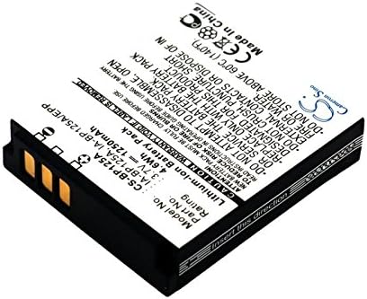 Cameron Sino 1250MAH/4.63Wh Battery Compatível com Samsung HMX-M20, HMX-M20BP, HMX-M20SN, HMX-M20SP, HMX-Q10, HMX-Q10BN, HMX-Q10BP