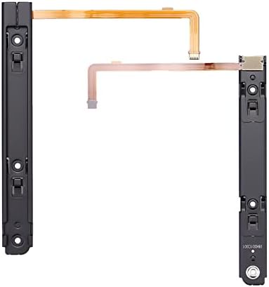 IKPEK Substituição do trilho de metal esquerdo e direita para Nintendo Switch OLED HEG-001 Console