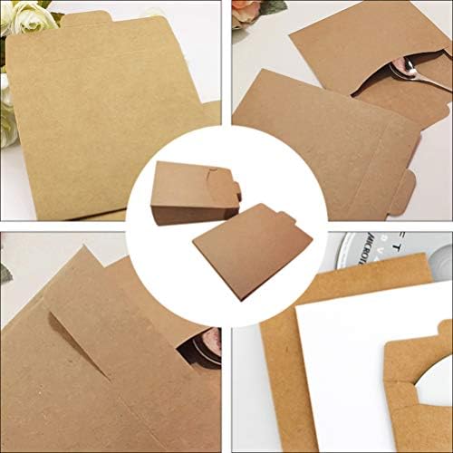 Toyandona Brown Paper Sacos 50pcs Kraft Paper Sacts Capas de papel marrom
