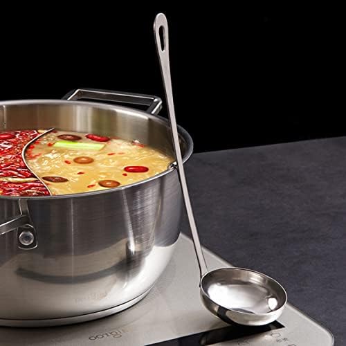 Utensílios de cozinha de bestonzon conjunto de sopa colher de cozinha de cozinha colher 2 pcs de panela quente colher de panela