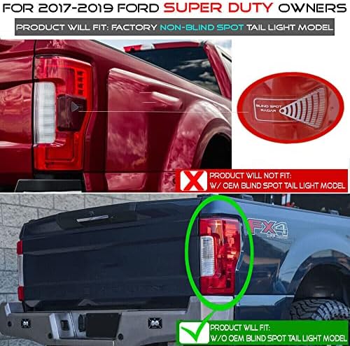 SOSEGA 2017 2018 2019 para Ford F250 F350 Superduty OE Lâmpada de bola de luz de luz do estilo OE [Spot não-liderado