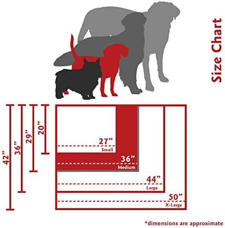 Laranja aruba retângulo média interno de estimação de cachorro externo com tampa lavável removível por majestosos produtos para