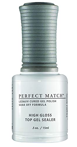 Lechat - Perfect Match Gel Gel Polish - Selador de gel de alto brilho - Vem com ousado usar laca de unhas - - Aplicação