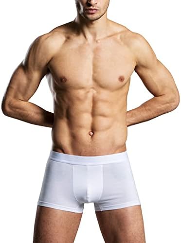 Boxers para homens grandes cores cueca boxer sólido elástico confortável tamanho da cintura masculino masculino masculino masculino