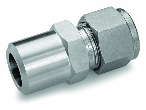 Aço inoxidável de aço inoxidável 316 Let-Lok Compressão Ajuste, adaptador, 1 Tubo de tubo x 1 TUBO OD