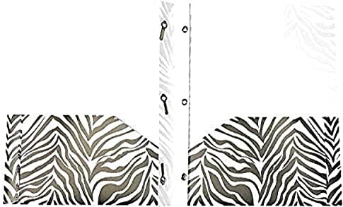 Vá Wild Chetah/Tiger2-Pocket Plástico Pasta com 3 Prong Harper Collection By Pink Light Design