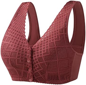 Butro de sutiã da mulher todos os dias encerrar sutiã de enfermagem renda acolchoada pós -cirurgia bralette push up