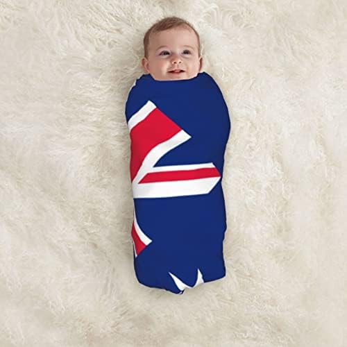 Blanta de bebê de bandeira da Austrália Receber cobertor para abramento de capa de swaddle recém -nascido infantil