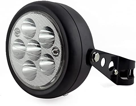 BeautyExpectely Universal 5.75 farol de motocicleta Rodada 6 Led de lâmpada da cabeça LED LAVELENTE DE MONTAGEM LAVEIR