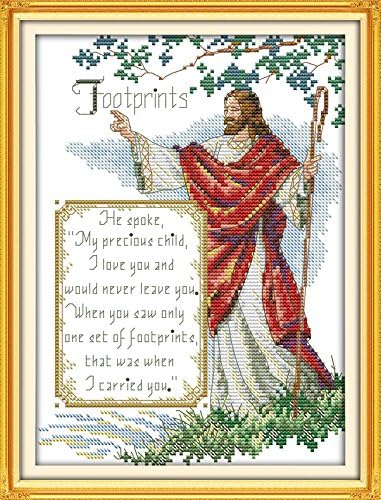 Joy Sunday Needlework Cross Stitch Kits 11ct Carimbo completo de bordado kit iniciante para o padrão pré -impresso para iniciantes