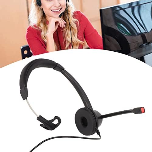 Fone de ouvido de comunicação, macio e flexível para usar plugue e jogo de ruído cancelando fone de ouvido de comunicação mono