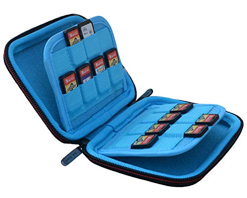 Jun Xuan Premium Game Card Case para jogos Nintendo Switch, Switch Switch Game Storage ou PS Vita ou SD Memory Card Case,
