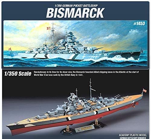 Academia Battleship Bismarck Kit, Marinha