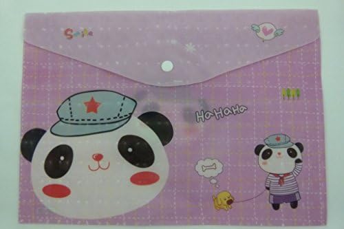 Happy Panda Press Stud Document Envelope Wallet