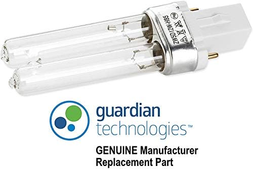 Purificador de ar do filtro HEPA True Germ Guardian com Germguardian LB4000 Bulbo de substituição UV-C genuíno