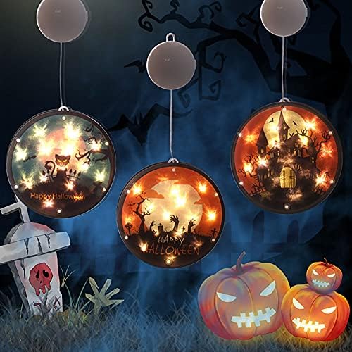Luzes de decoração LED de Halloween WSJQB, luzes penduradas de decoração de Halloween, decorações internas externas operadas