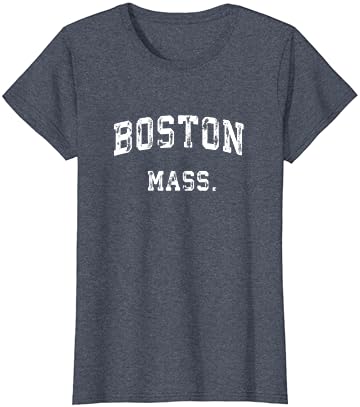 Boston Massachusetts MA T-shirt Vintage Athletic Sports Camiseta