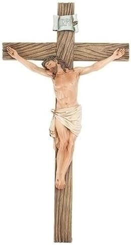 Joseph's Studio de Roman, coleção Renaissance, Crucifixo de 13,75 polegadas, Jesus na cruz, decoração de casa religiosa,
