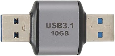 Vingvo USB 3.1 masculino para USB 3.1 Adaptador masculino Tamanho pequeno USB 3.1 Adaptador para laptops