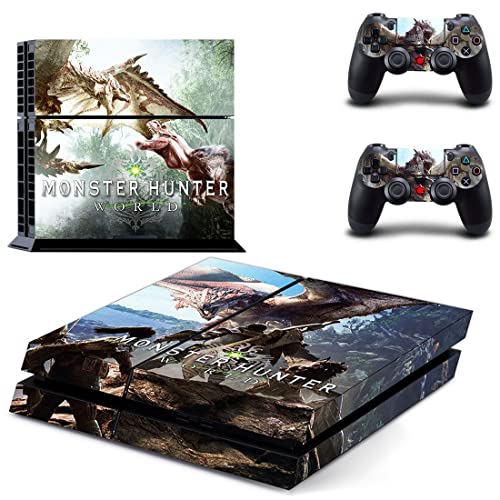 Game Monster Astella Armis Hunter PS4 ou Ps5 Skin Skin para PlayStation 4 ou 5 Console e 2 Controllers Decal Vinyl V14935