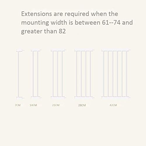 Maryaz Pet Playpens Safety Gate Guard Dog Railing Isolation Door Bar Interior grande e média Cão de cães de cachorro Balusters, cerca, guarda, porta de segurança interna/173-180cm