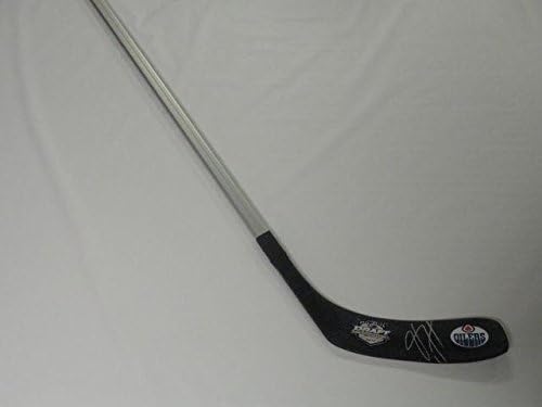 Nail Yakupov assinado Hockey Stick Edmonton Oilers 2012 NHL Draft JSA Cert - Sticks NHL autografados