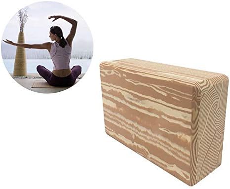 SBCDY CORE BALABE BALANCE ioga de bloqueio de madeira cor de grãos de madeira Eva Ajuda de dança de alta densidade (cor
