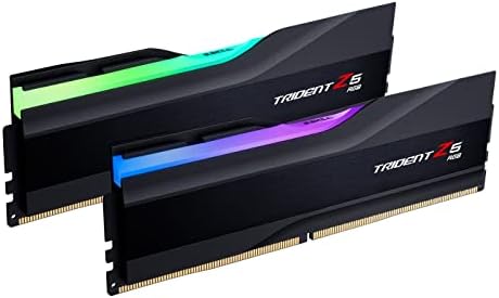 64 GB G.Skill DDR5 Trident Z5 RGB 6400MHz CL32 1.40V Kit de canal duplo 2x 32 GB preto