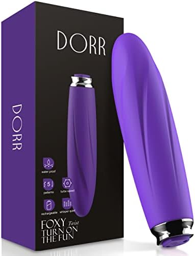 Brinquedos sexuais de vibrador Dorr para mulheres g vibrador de vibradores de bala com estímulo de mamilo e clitóris mini vibrador à prova d'água e massageador anal com 10 modos, ideal para viagens, portátil USB recarregável