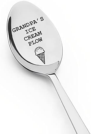 Presente de aniversário para vovô de netos gravado a colher de sorvete do vovô para o avô dos pais engraçados presentes de Natal para