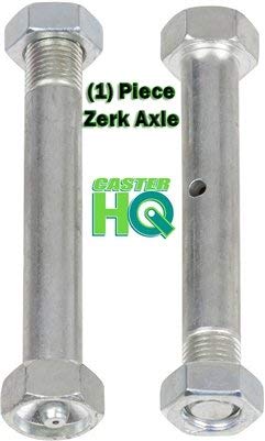 CasterHQ- Piece - 1/2 X 2-7/8 Eixo Zerk & Nut - Hardware de rodízio - Dever para serviço pesado