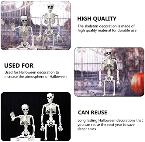 Halloween Skeleton Bone Modelo de Halloween esqueleto de esqueleto de corpo inteiro Modelo