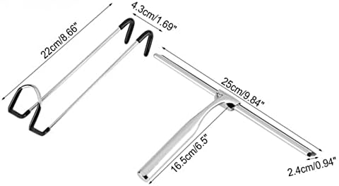 Bedre Squeegee, Vidro da janela magnética Squeegee Ferramenta de limpeza da cozinha espelho do banheiro limpador de borracha gancho