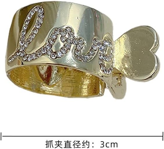 N/A Coreia Pearl Grid Rhinestone Metal Clipe feminino Diamante fêmea Pequena Hairpin High Ponytail Solter Simple
