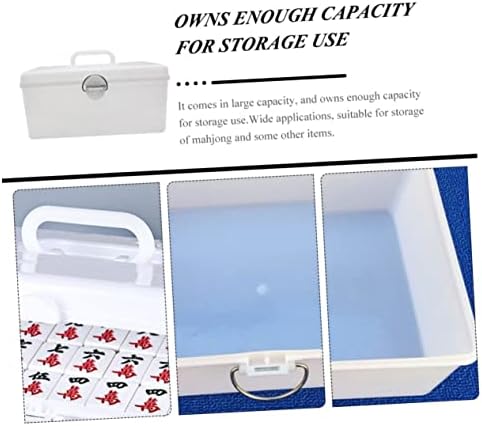 Caixa de Hanabass Mahjong Box Para Guardar Juguetes Plasticos Para Comida Maquiagem Organizador da Maquiagem Caixa
