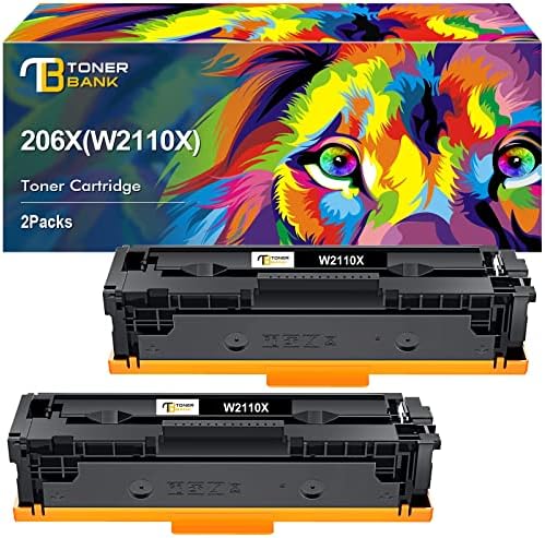 Substituição do cartucho de toner compatível com Toner Bank para HP 206X W2110X 206A W2110A PARA HP LASERJET PRO MFP M283FDW