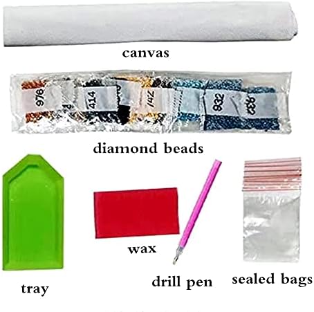 Kits de pintura de diamante niho-jiuma, baleia 5D Kits de arte de diamante Presente de pintura completa para aduldos,
