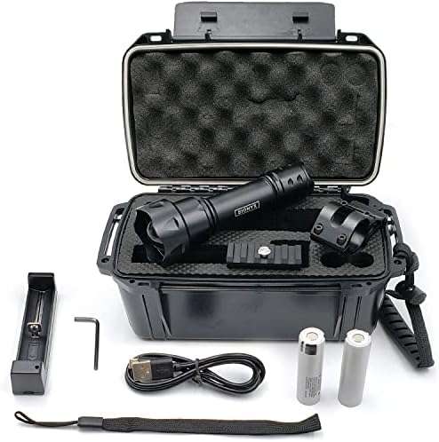 Visão noturna digital da Sionyx Aurora Black Monocular Backcountry Adventure Kit - Inclui câmera de visão noturna infravermelha de Aurora Black, IR Illuminator e Marsupial Aurora Bolch ……