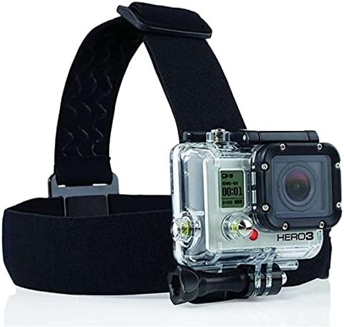 Navitech 9 em 1 Ação Kit de combinação de acessórios de câmera e estojo de armazenamento cinza acidentado compatível