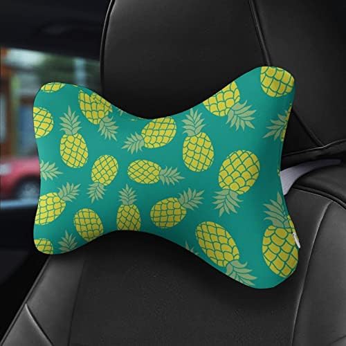 Almofada de travesseiro de pescoço de abacaxi tropical de 2 suportes de pescoço confortáveis ​​Pillow Pillow F -MEMAIS CONHECIDO