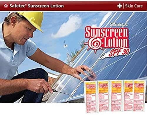 Protetor solar loção 100 pacotes SPF30+ e PABA