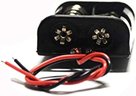Lampvpath aaa portador de bateria, 2 x 1,5V AAA portador de bateria com leads, suporte de bateria AAA com fios