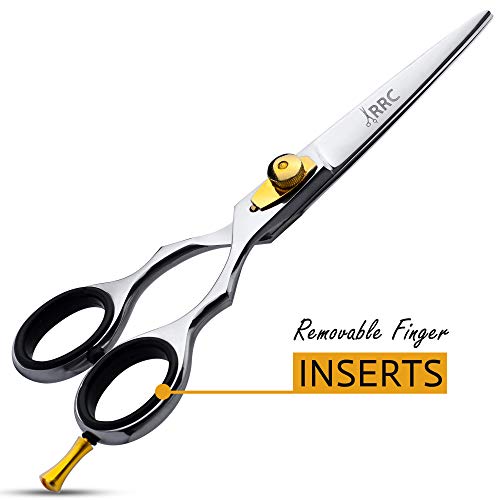 Tesoura profissional de corte de cabelo - tesoura de barbeiro - tesouras de cabelo de 6,5 polegadas | Razor Edge Hair Scissor- tesouras de corte de cabelo para casa e salão