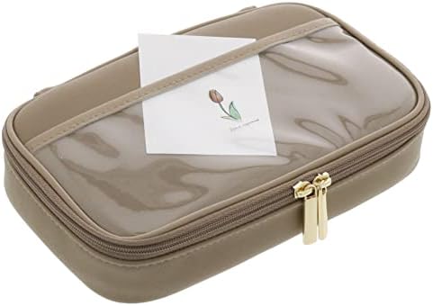 Bolsa de armazenamento Sun-Star para capa de caneta, bolsa cosmética, bolsa de periféricos de laptop com divisores, W7.6