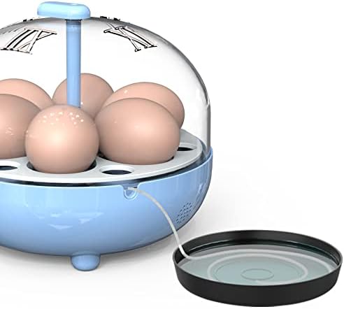 Incubadora de ovos, 6 ovos Máquina de eclosão de aves com giro automático de ovos e controle de temperatura, incubadoras