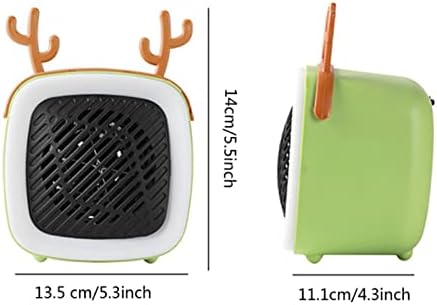 Aquecedores da mesa doméstica de Deorbob Indoor Aquecedores de mesa de duas velocidades Ajuste de temperatura constante de duas velocidades