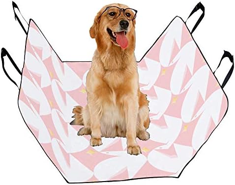 Enevotx Cachorro Capa de assento personalizado esperança estilo fita desejando impressão de impressão de estreia tampas de assento