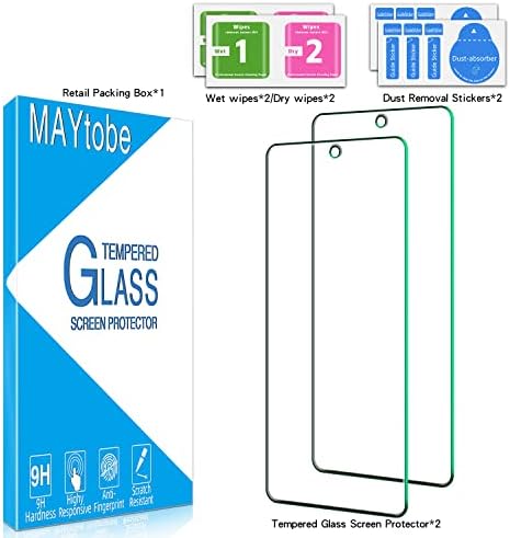 MaytoBe [2 pacote] projetado para Motorola Moto One 5G ACE, um 5G UW ACE, MOO G 5G Protetor de tela de vidro temperado, anti -scratch,