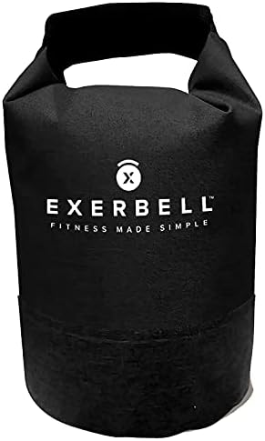Exerbell Workout Perests- Kettlebell dobrável e ajustável- Kettlebell de saco de água e areia- Kettle Bell Strength Training